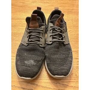 Skechers Men's Size 10.5 Delson 3.0 CICADA Sneaker Shoes Gray/Black #210238